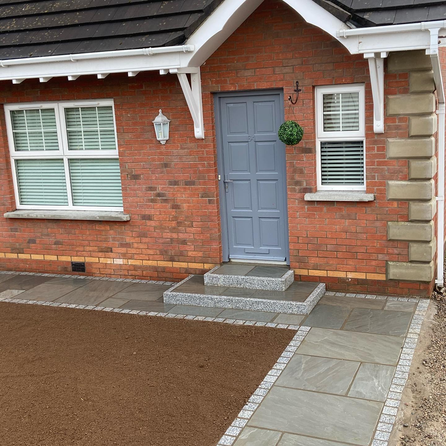 Full driveaway and front garden renovation, Cultra