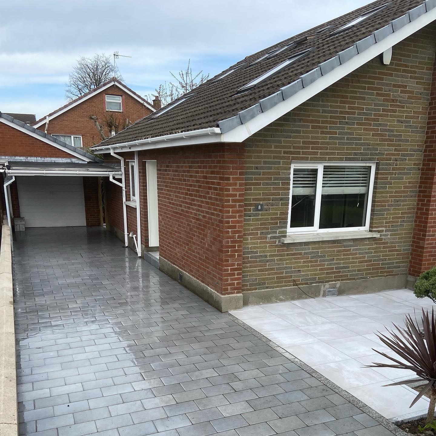 Block paving driveway Belfast